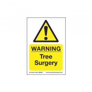 Treehog Warning Tree Surgery